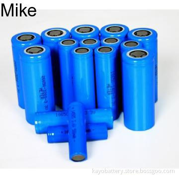3.7V 2200mah Cylindrical rechargeable 18650 li ion battery